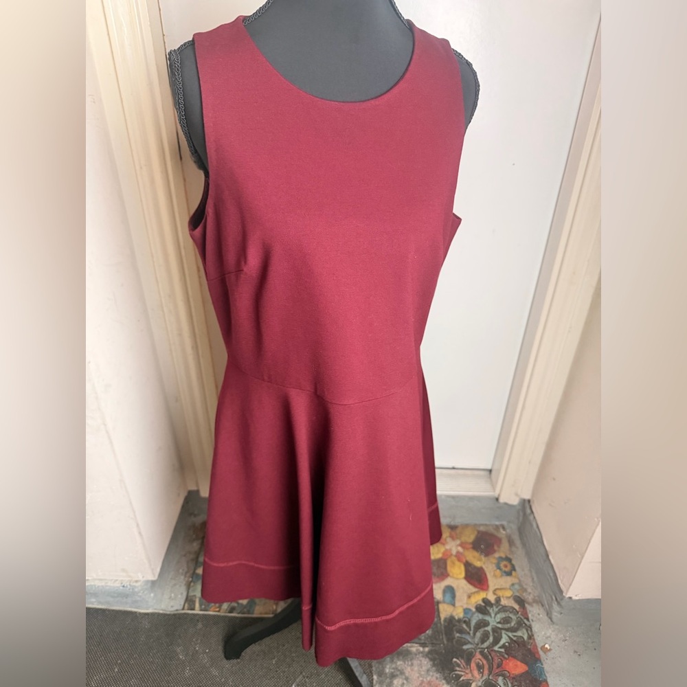 Kate Spade Rich Red Sleeveless Mini Dress